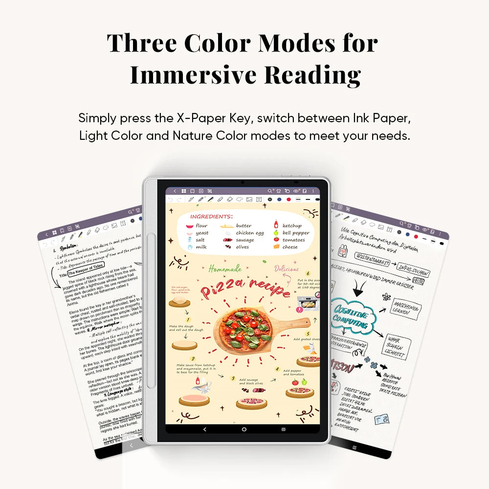 XPPen Magic Note Pad – Android 14 Graphic Tablet, E-Ink & E-Book Reader