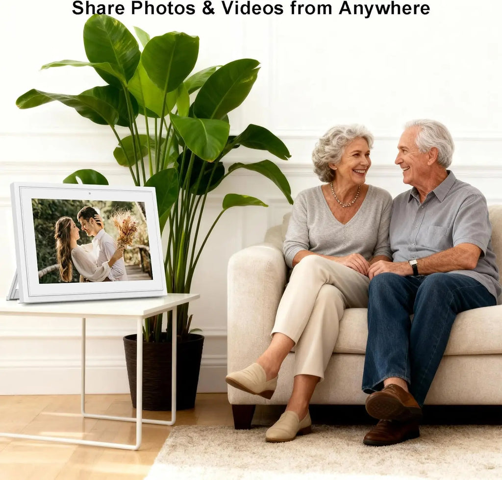 FotoFrame 10.1" Smart Digital Calendar & Photo Frame – Touchscreen Family Organiser with Voice & Auto-Rotate