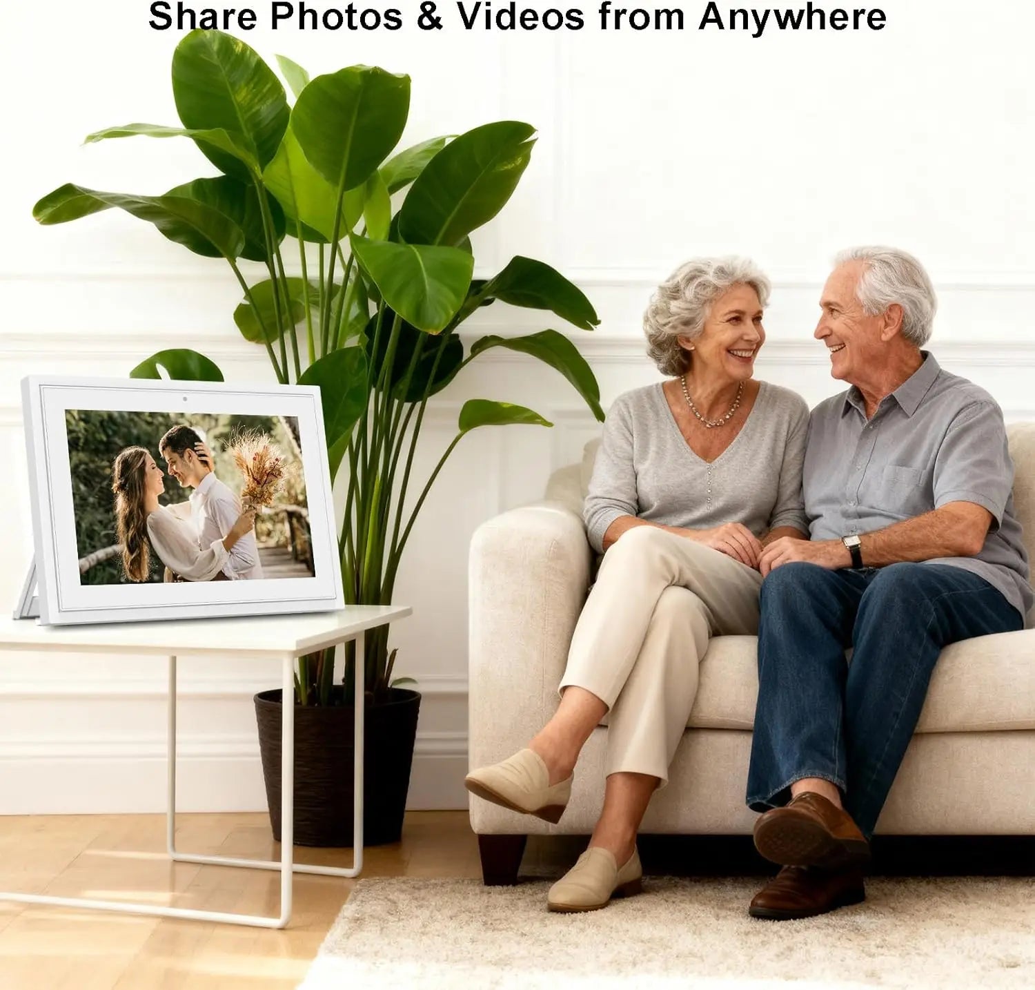 FotoFrame 10.1" Smart Digital Calendar & Photo Frame – Touchscreen Family Organiser with Voice & Auto-Rotate