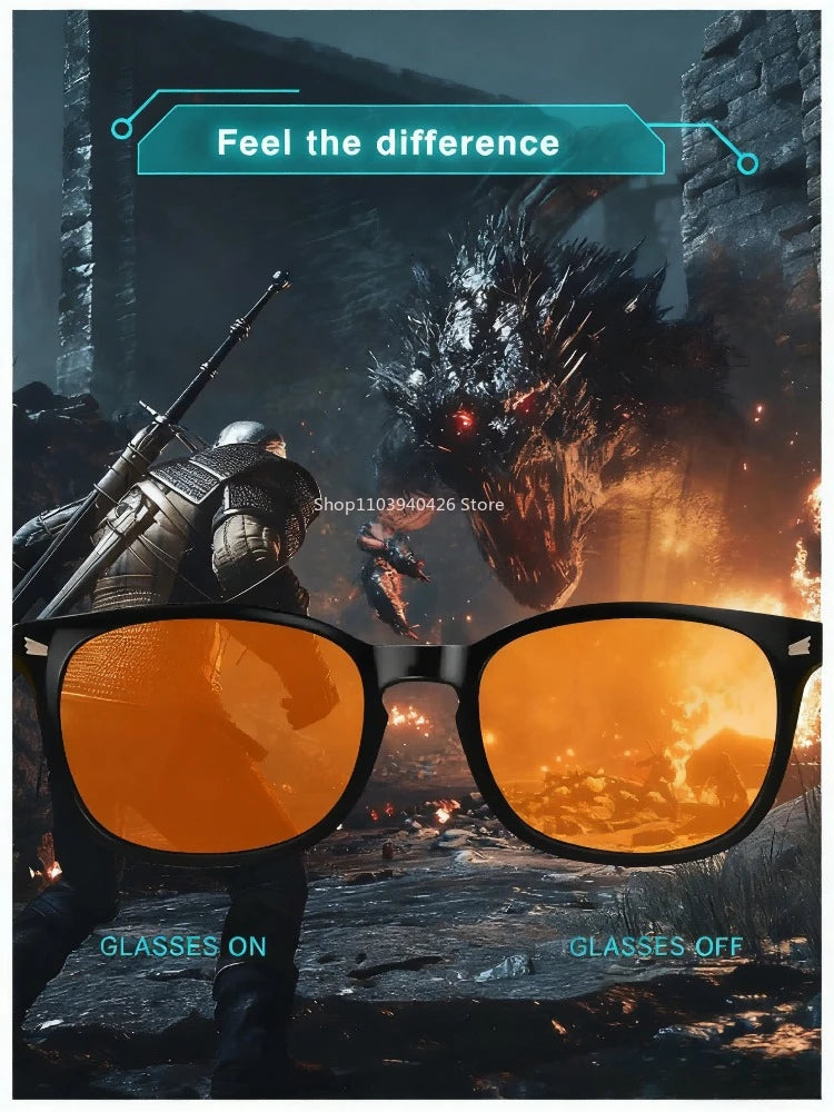 Red Lens Blue Light Blocking Glasses (Sleep & Gaming