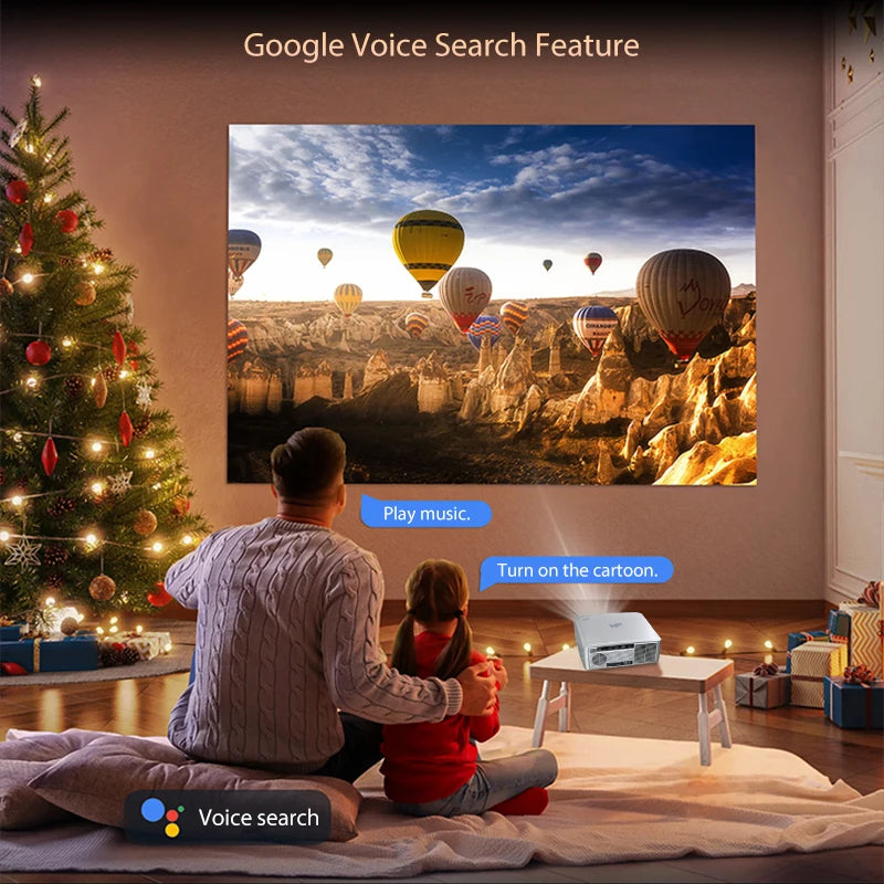 VoxFlix M25 Smart 4K Home Cinema Projector