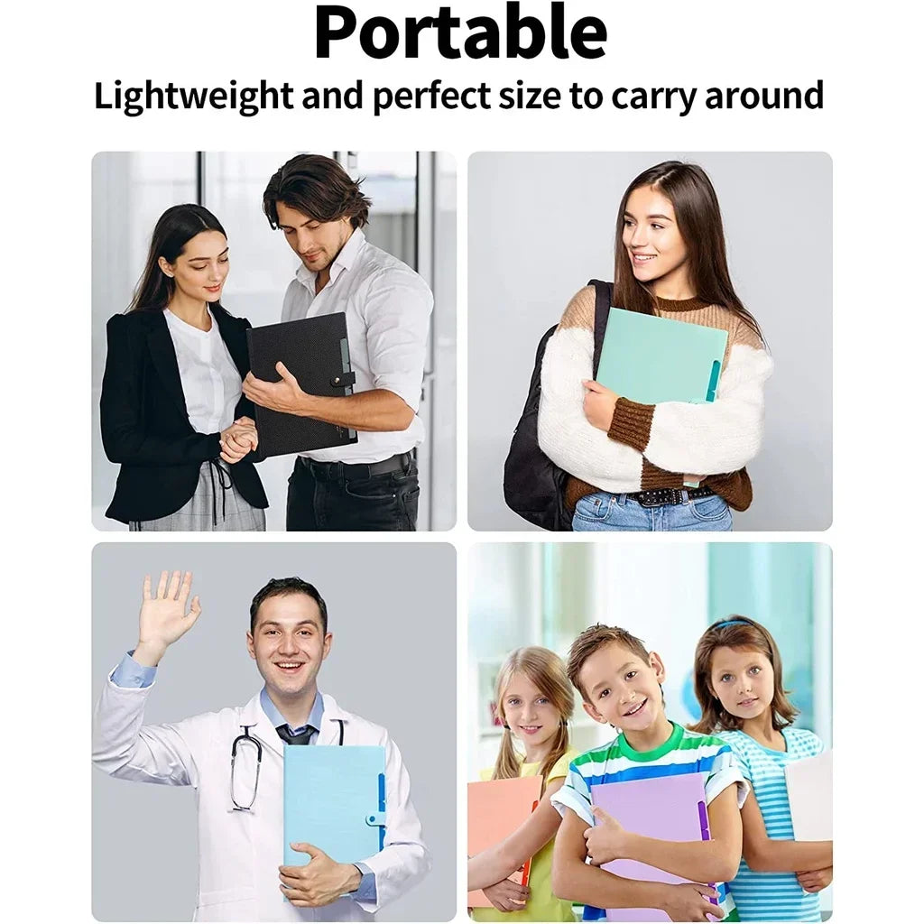 AccordionFile 5-Pocket A4 Expanding File Folder – Portable Document Organiser