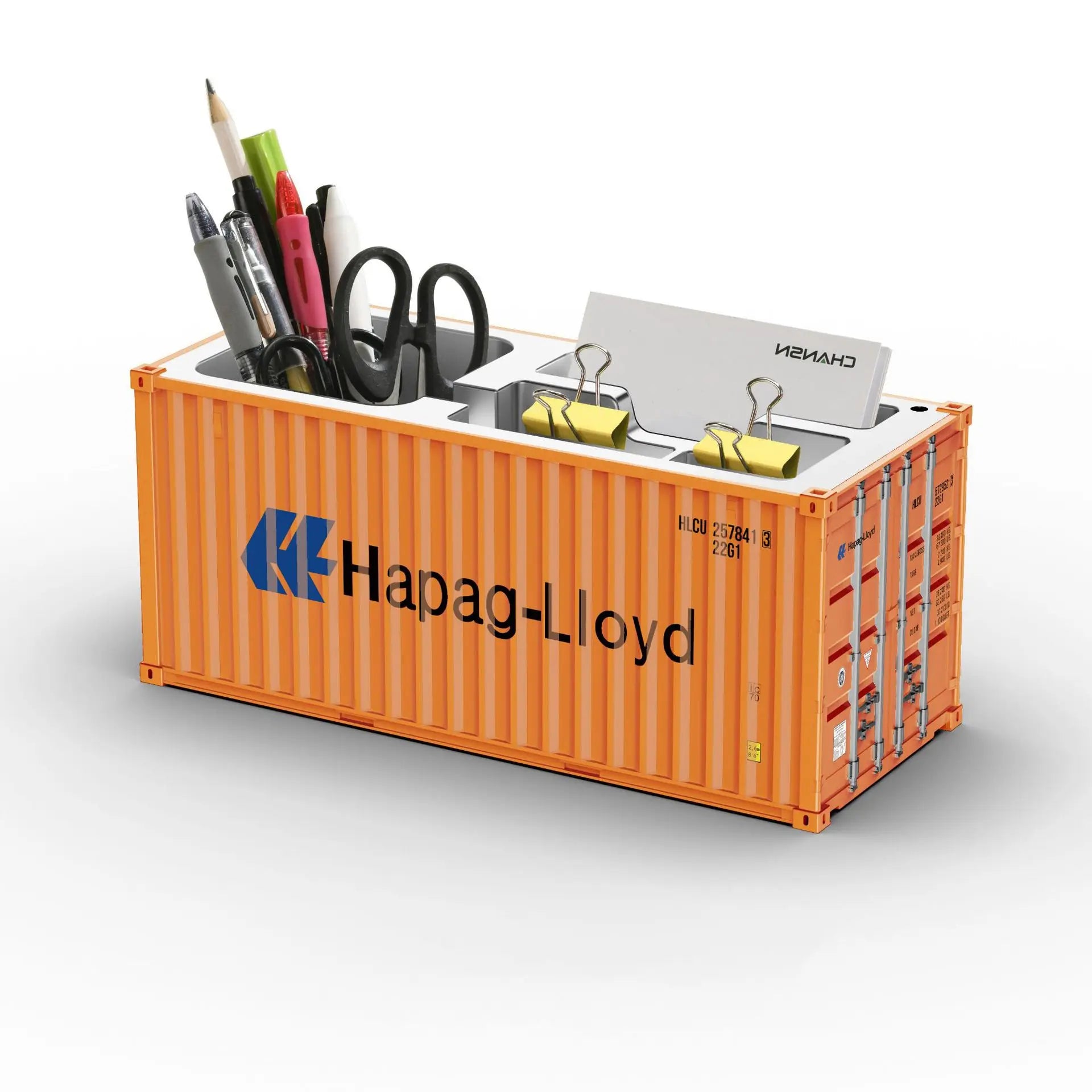 ContainerDesk Miniature Shipping Container Pen Holder – Desk Organiser & Home Decor