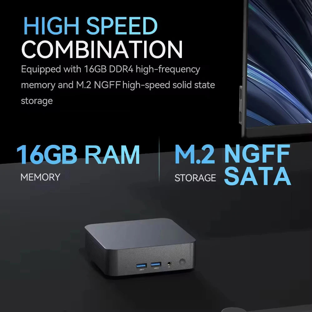 High-Performance Windows 11 Pro Mini Gaming PC – i9/i3, 16GB RAM, WiFi 6, 4K Support, SSD Storage (1TB/2TB)
