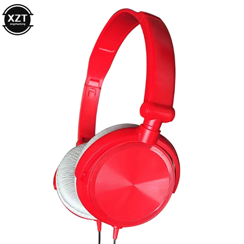 Wired Headphones Over Ear Headsets HD Sound Bass HiFi Sound Music Stereo