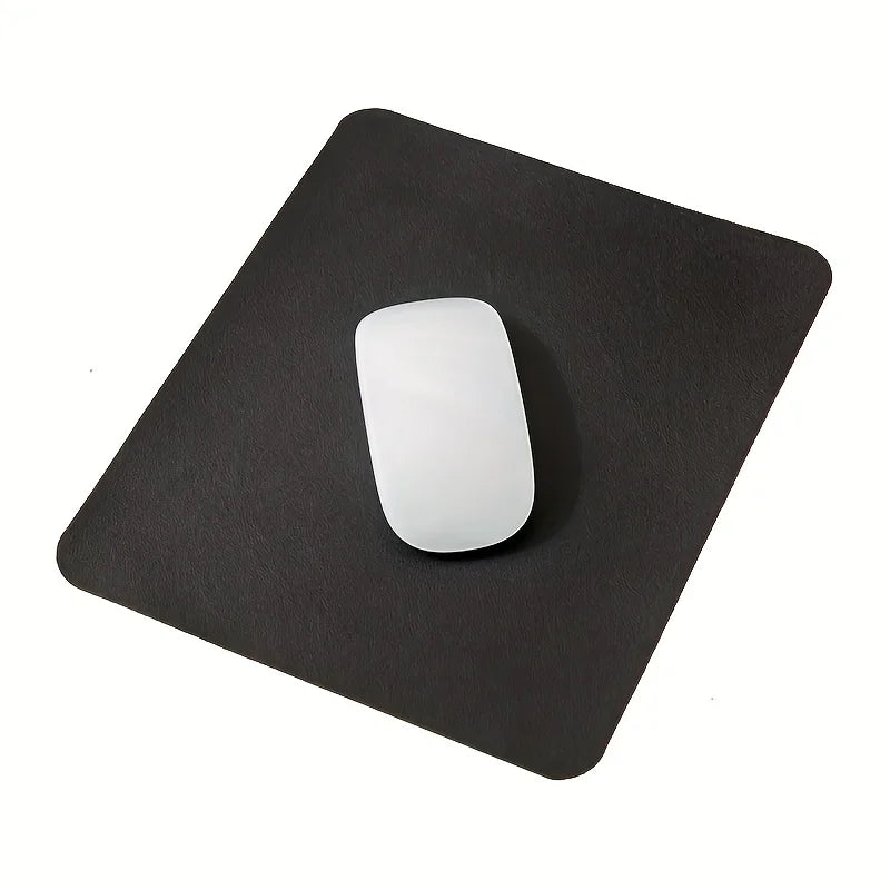 Universal PU Mouse Pad Non-Slip Gaming Desktop Mouse Pad Waterproof Anti-Scratch Easy To Clean Mat For PC Laptops Office Desktop