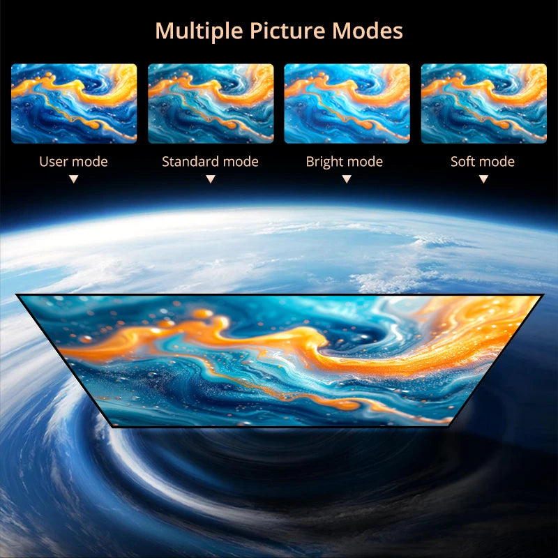 VoxFlix M25 Smart 4K Home Cinema Projector