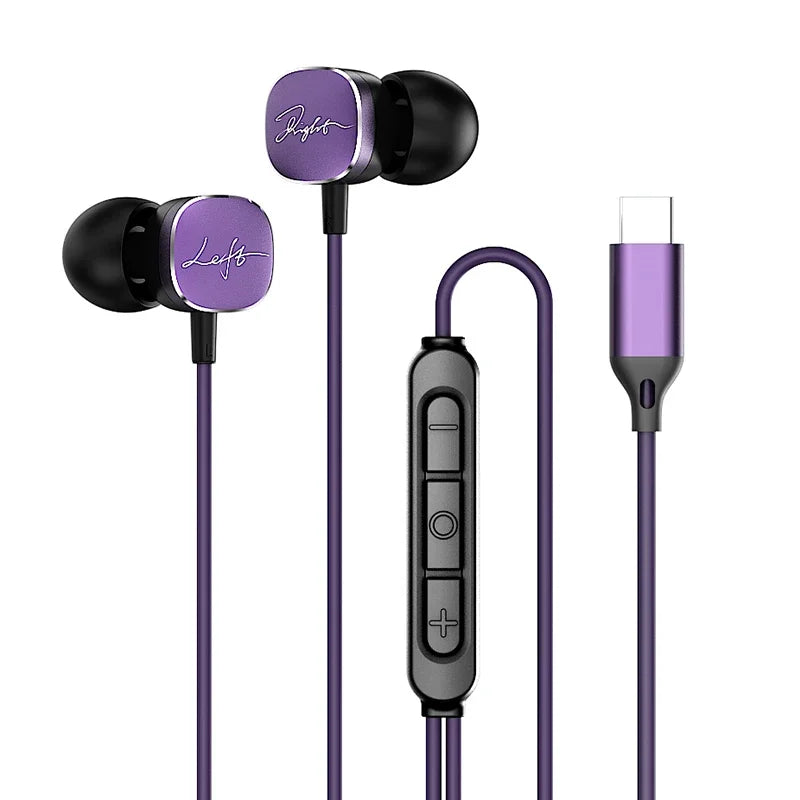 DolbyWire USB-C Wired Headphones – Dolby Sound & Mic for Samsung & iPhone