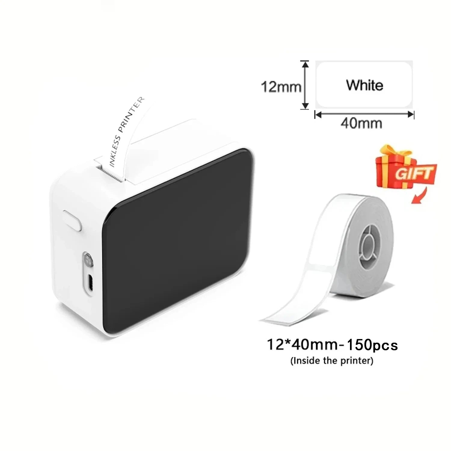 MarkLife P15 Mini Portable Bluetooth Thermal Label Printer – Home & Office Sticker Maker