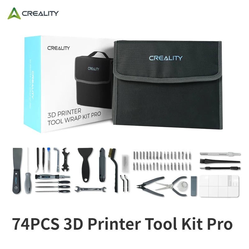 Creality Official 3D Printer Tools Kit – 74-Piece Complete Maintenance Set