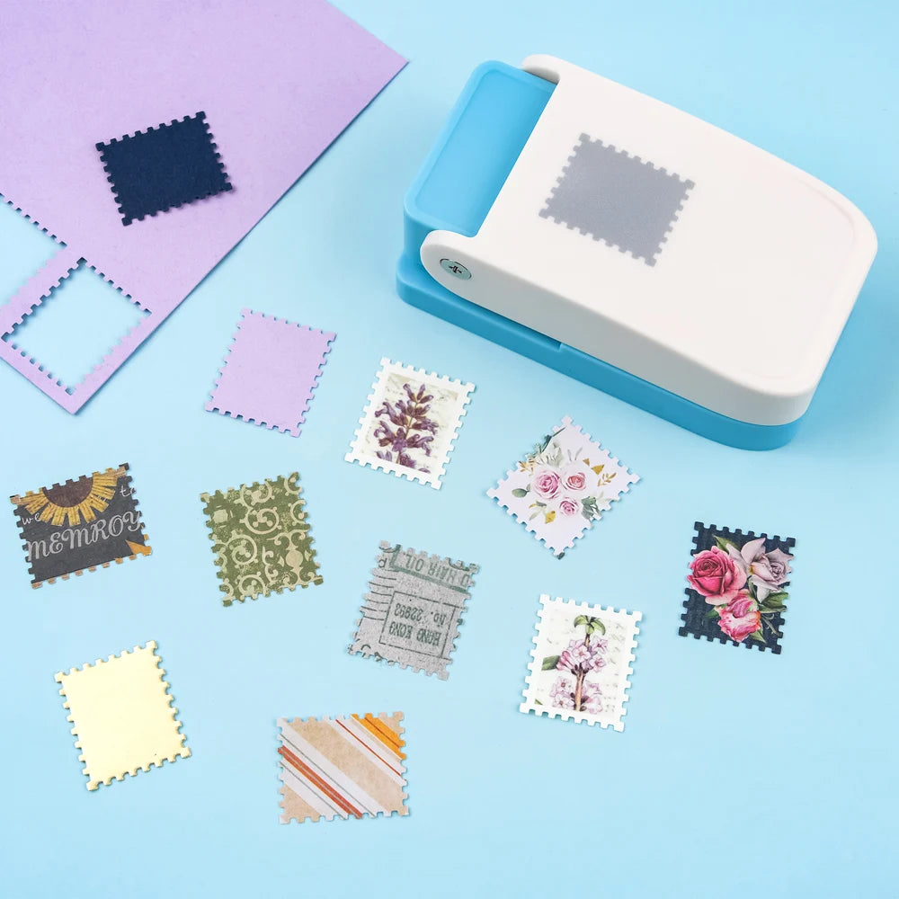 StampPunch Rectangle Postage Stamp Craft Punch – 1x0.8 Inch