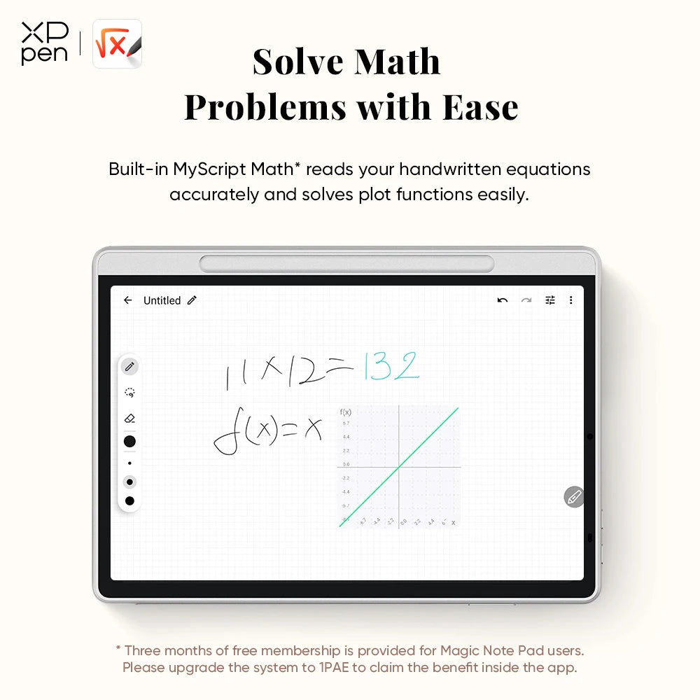 XPPen Magic Note Pad – Android 14 Graphic Tablet, E-Ink & E-Book Reader