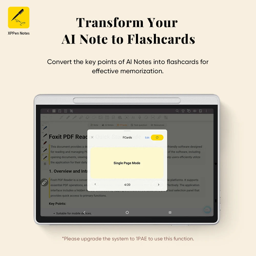 XPPen Magic Note Pad – Android 14 Graphic Tablet, E-Ink & E-Book Reader