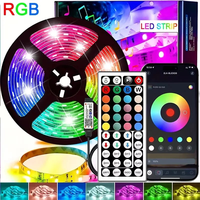 BeatStrip USB RGB LED Strip Lights – 1M to 40M, Music Sync & App Control