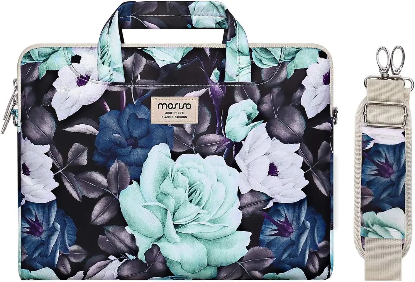 MOSISO Laptop Sleeve Bag – Briefcase & Shoulder Bag for MacBook Air, Pro & Laptops (13"–17.3")