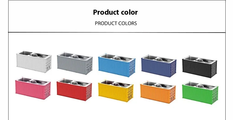 ContainerDesk Miniature Shipping Container Pen Holder – Desk Organiser & Home Decor