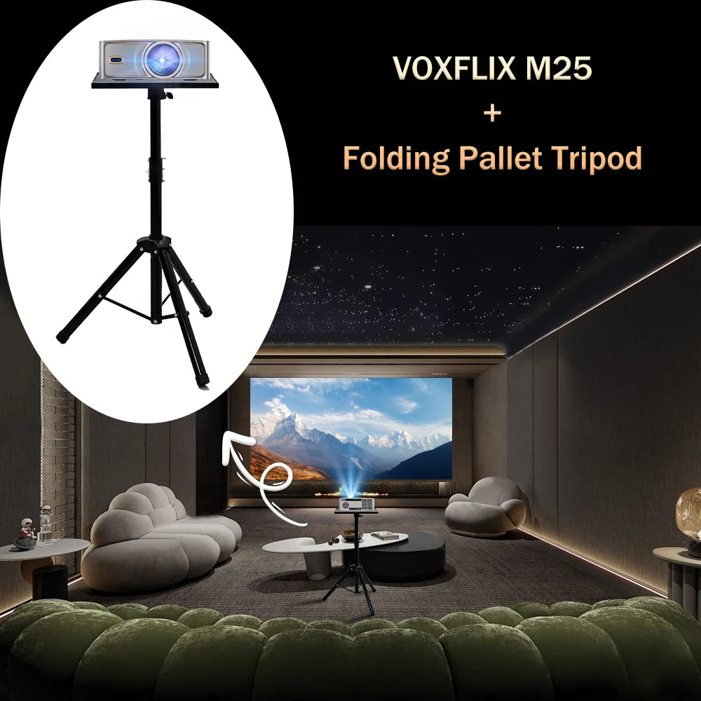 VoxFlix M25 Smart 4K Home Cinema Projector