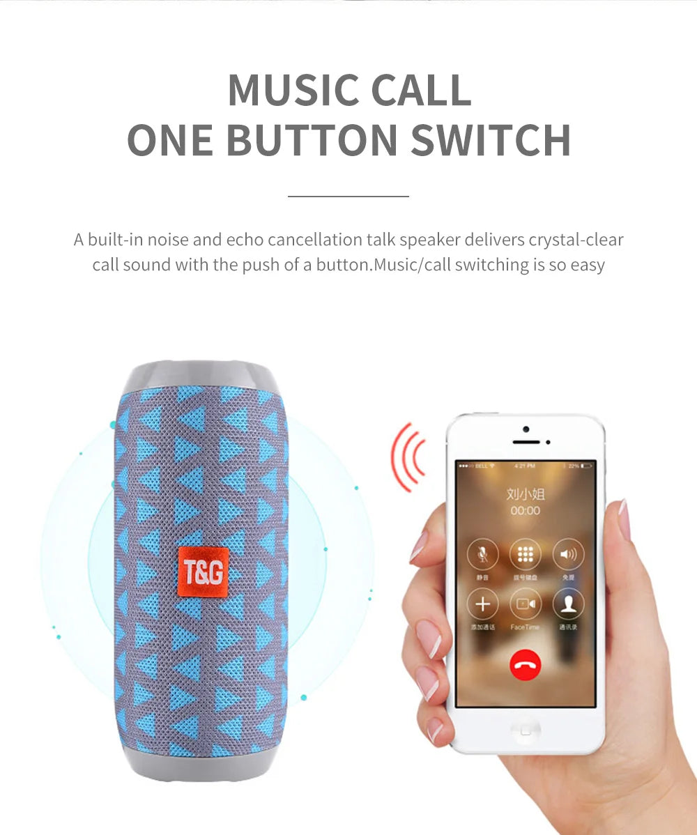 T&G TG117 Waterproof Bass Bluetooth Speaker