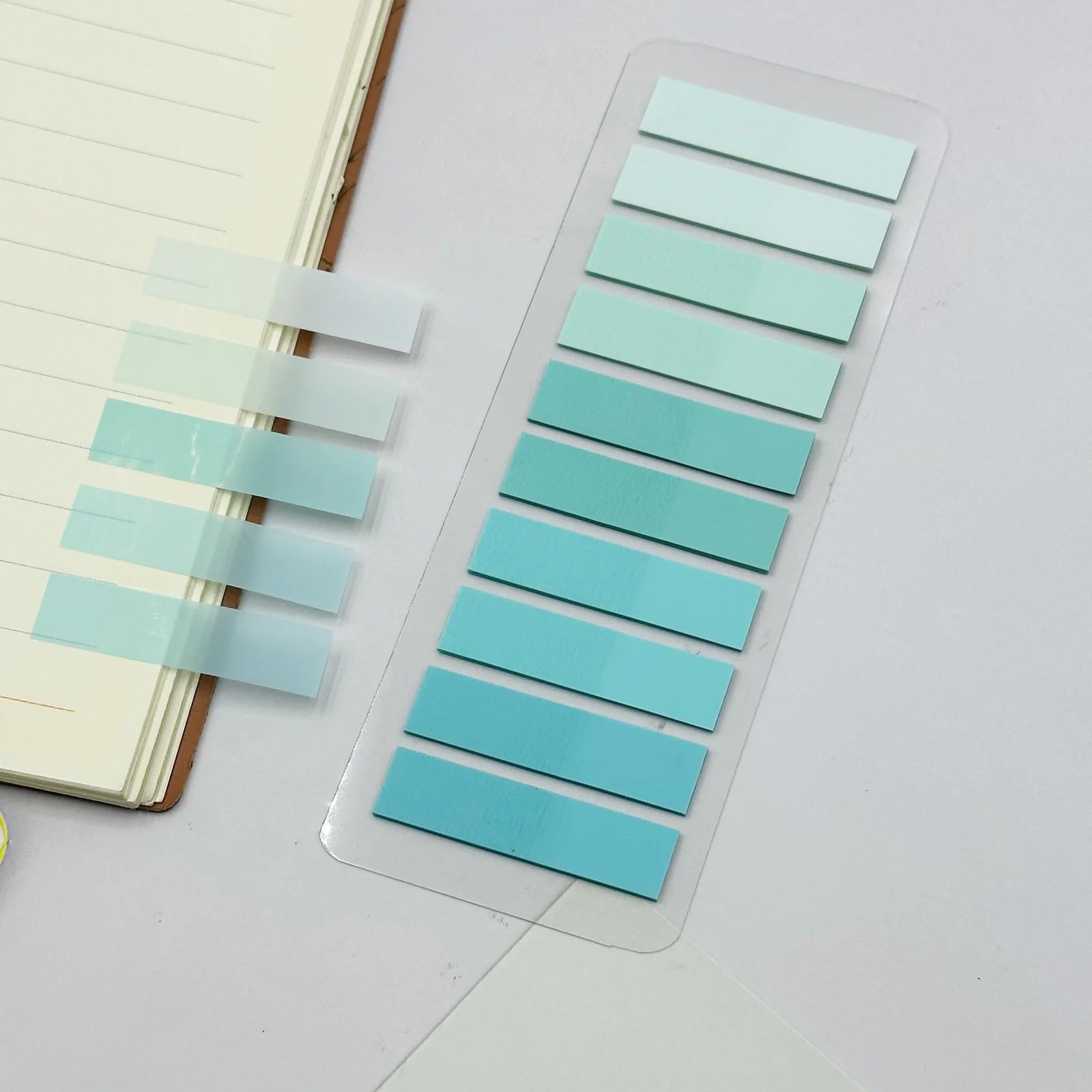 ColorTab 200-Pack Fluorescent Index Tabs & Sticky Flags – Transparent Page Markers