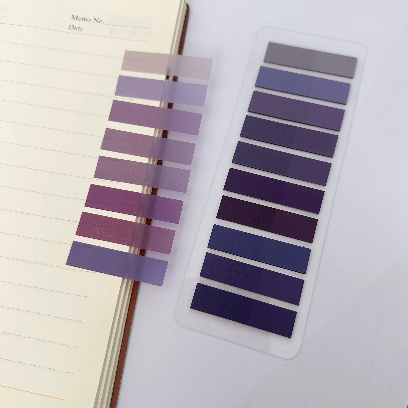 ColorTab 200-Pack Fluorescent Index Tabs & Sticky Flags – Transparent Page Markers