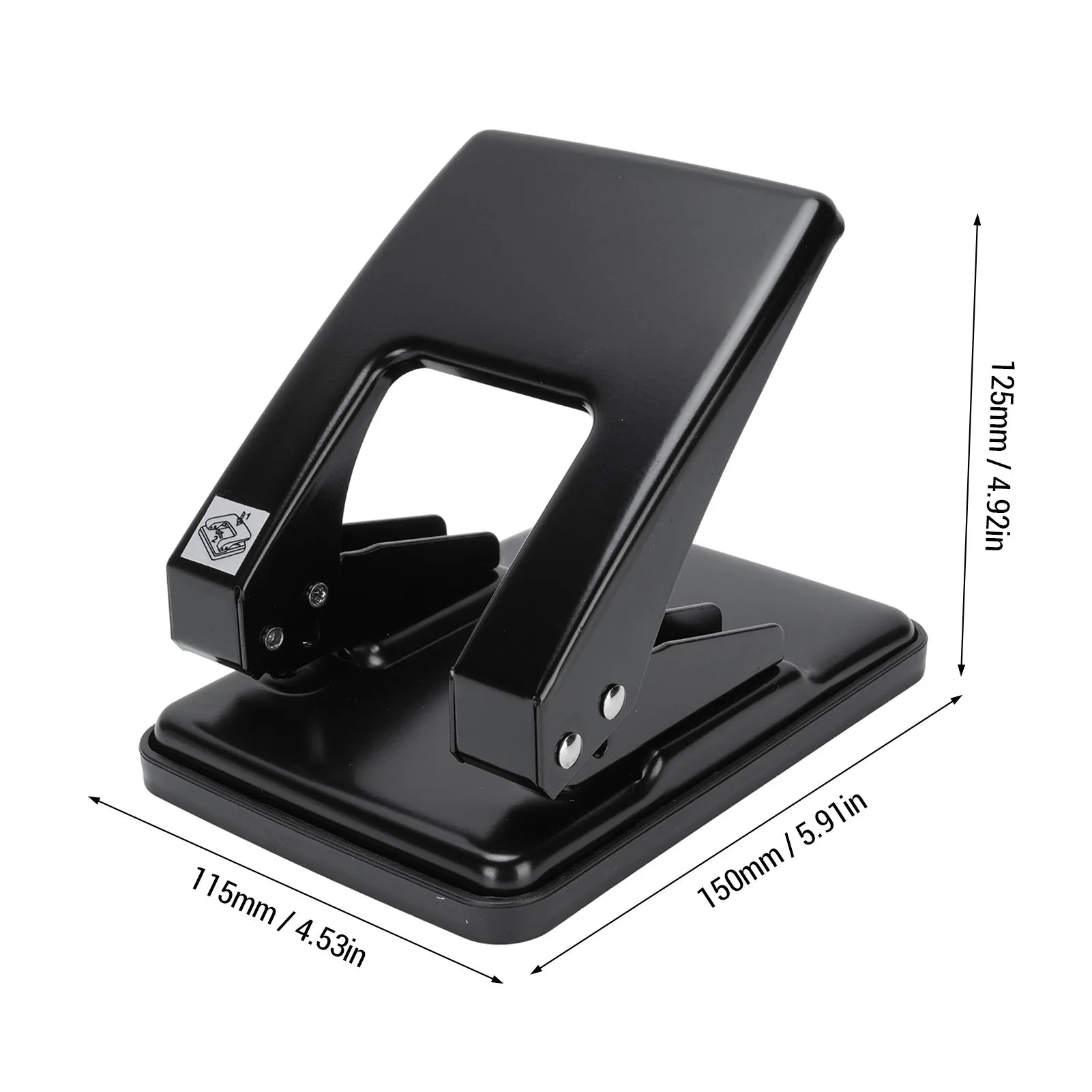DualPunch Heavy-Duty 2-Hole Punch – 40 Sheet Capacity