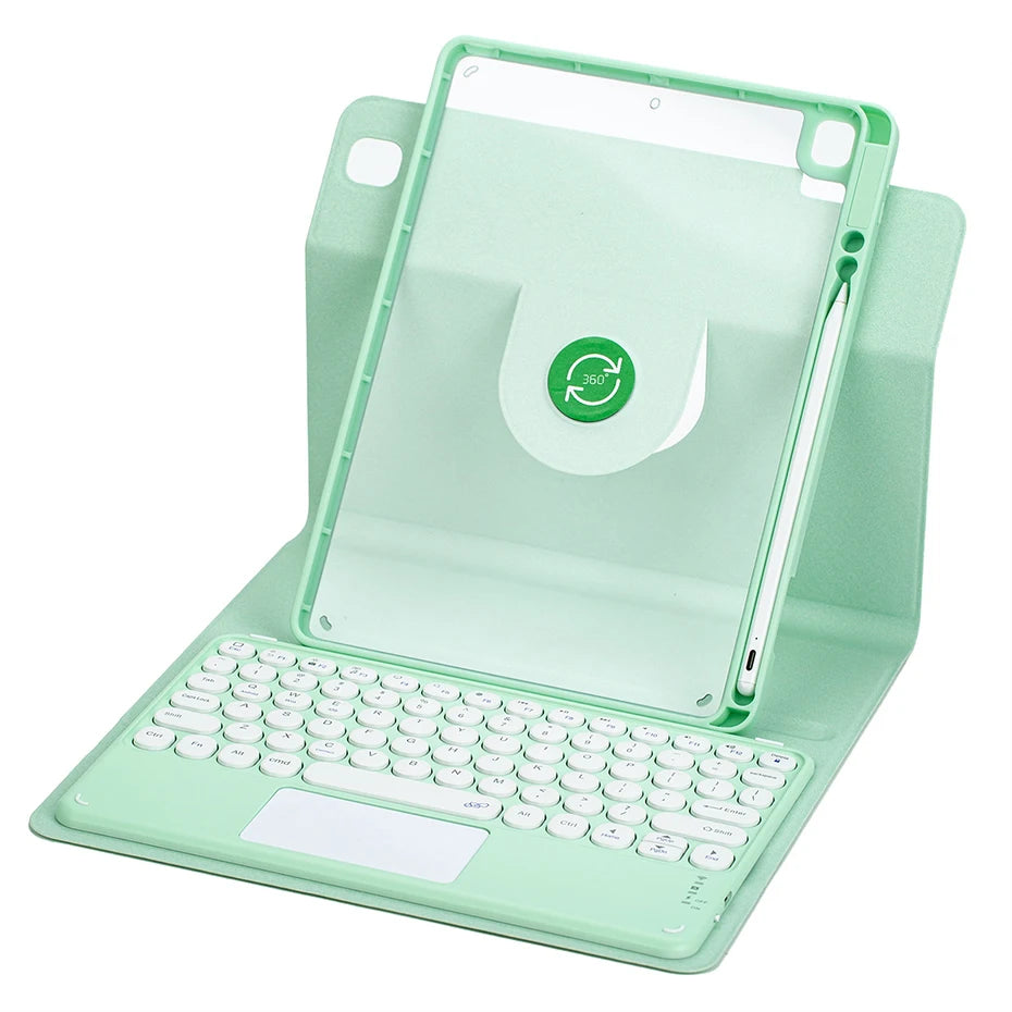360° Rotation Keyboard Case for IPad 10th 2022 10.9 Air 5 Air 4 Magnetic Cover for IPad Pro 11 Air 3 Pro 10.5 8 9th Gen 10.2"