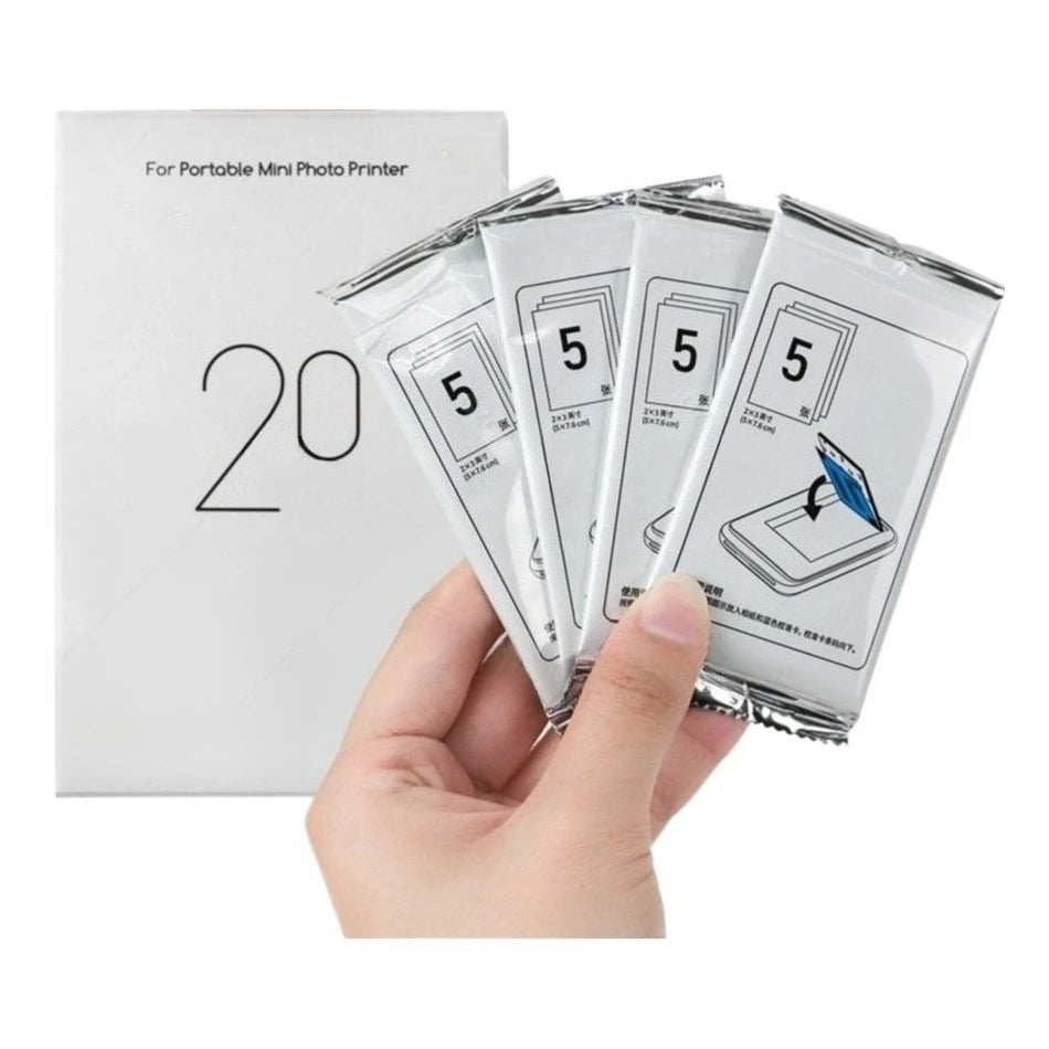 SnapPrint Mini Bluetooth Photo Printer – 3” Portable Wireless Color Pocket Printer
