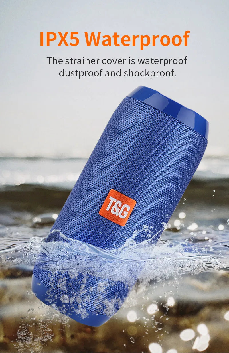 BoomBox Portable Wireless Bluetooth Speaker – FM Radio, Subwoofer & Hands-Free