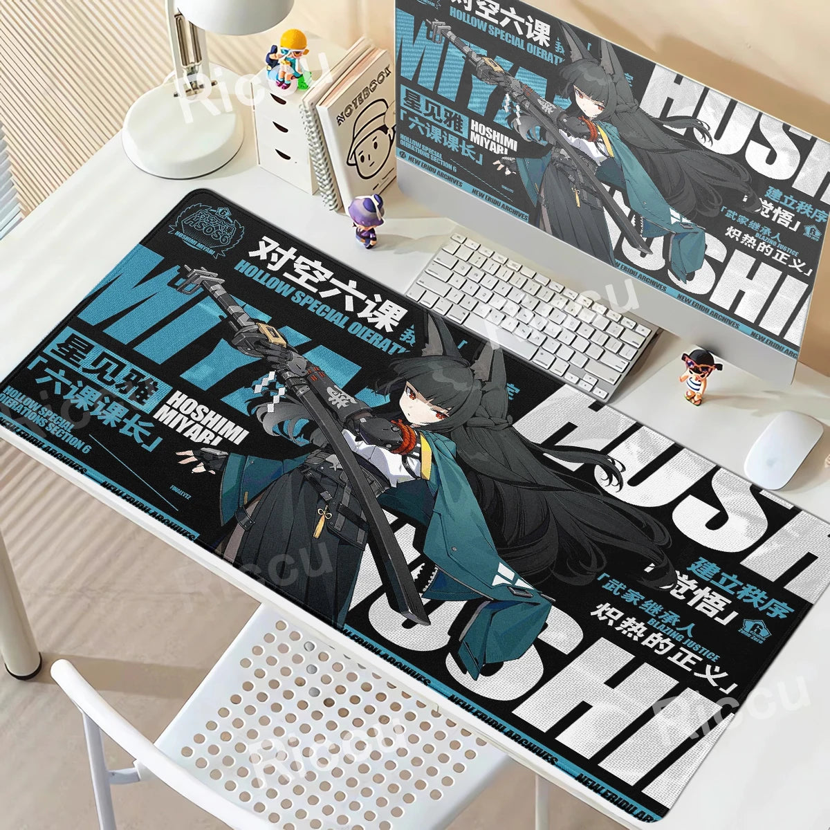 Zenless Zone Zero XXL Gaming Desk Mat – Anime Character Extended Mouse Pad (ZZZ Series)
