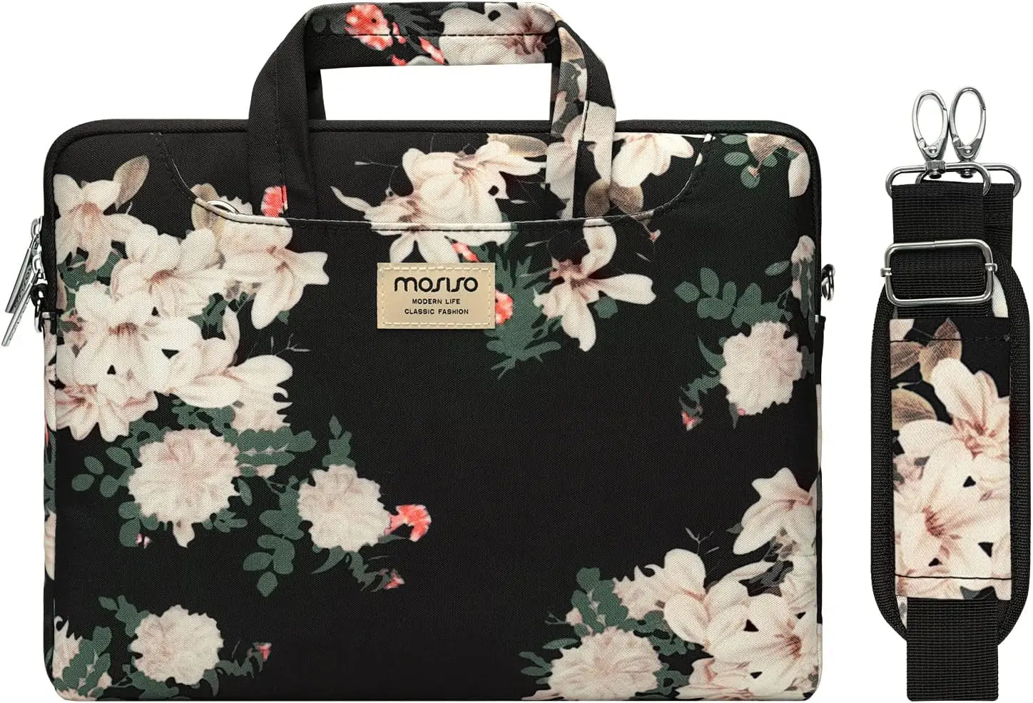 MOSISO Laptop Sleeve Bag – Briefcase & Shoulder Bag for MacBook Air, Pro & Laptops (13"–17.3")