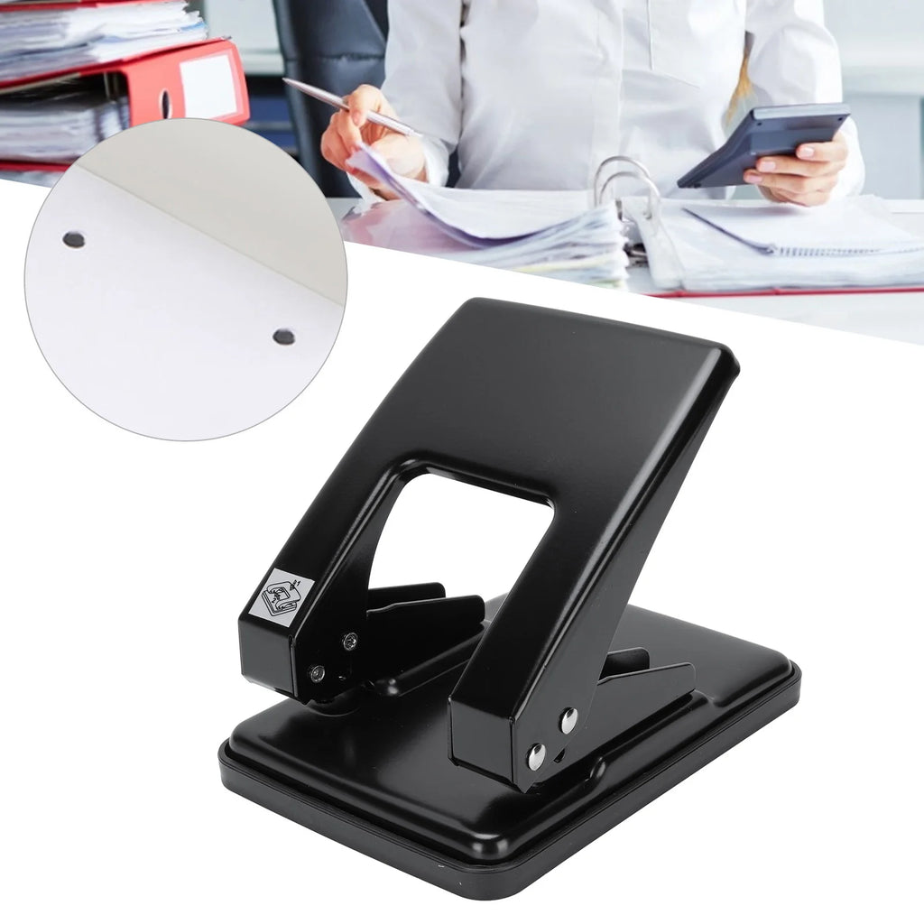 DualPunch Heavy-Duty 2-Hole Punch – 40 Sheet Capacity