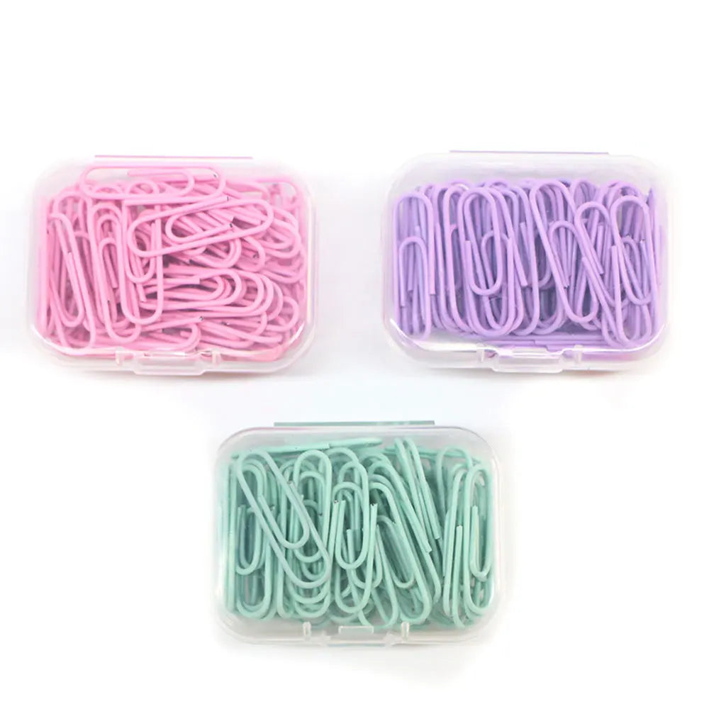 ColorClip 160-Pack Stainless Steel Paper Clips