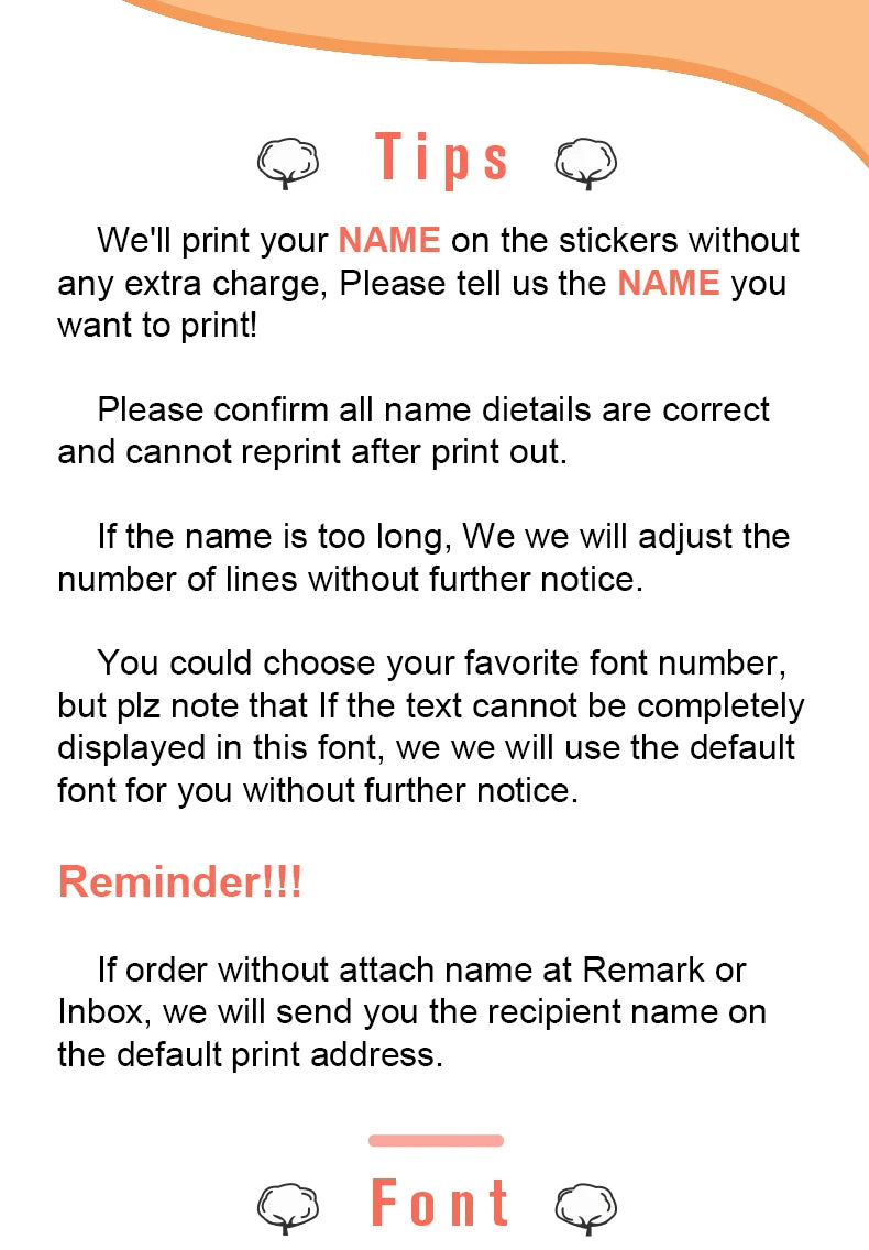 NameTag Kawaii Waterproof Custom Name Label Stickers – Personalised School & Bottle Decals