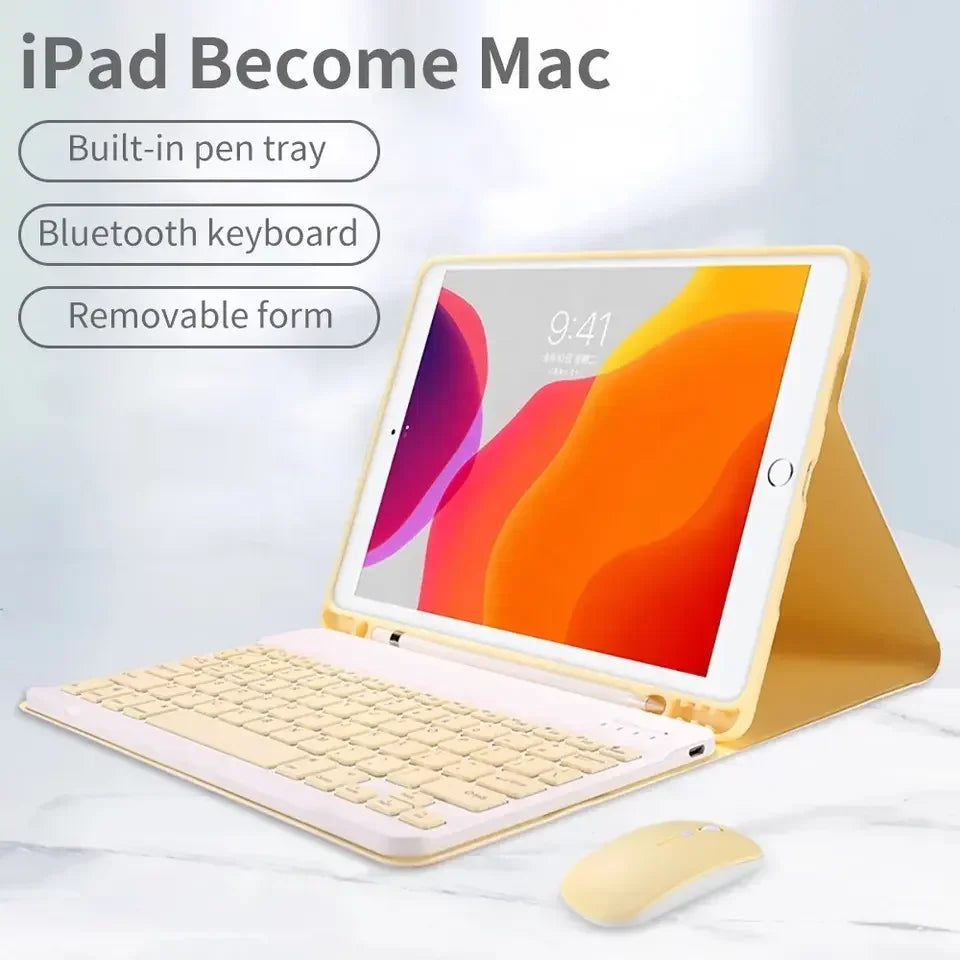 For IPad 10th Generation Case with Keyboard 10.9 Inch 2022 Covers Wireless Bluetooth Magnetic Leather for IPad 10 Case Funda