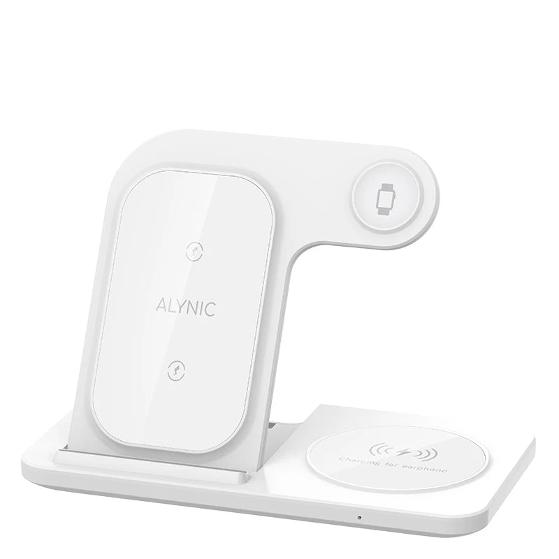 FoldCharge Foldable Fast Wireless Charging Station – iPhone 16/15/14, Apple Watch & AirPods