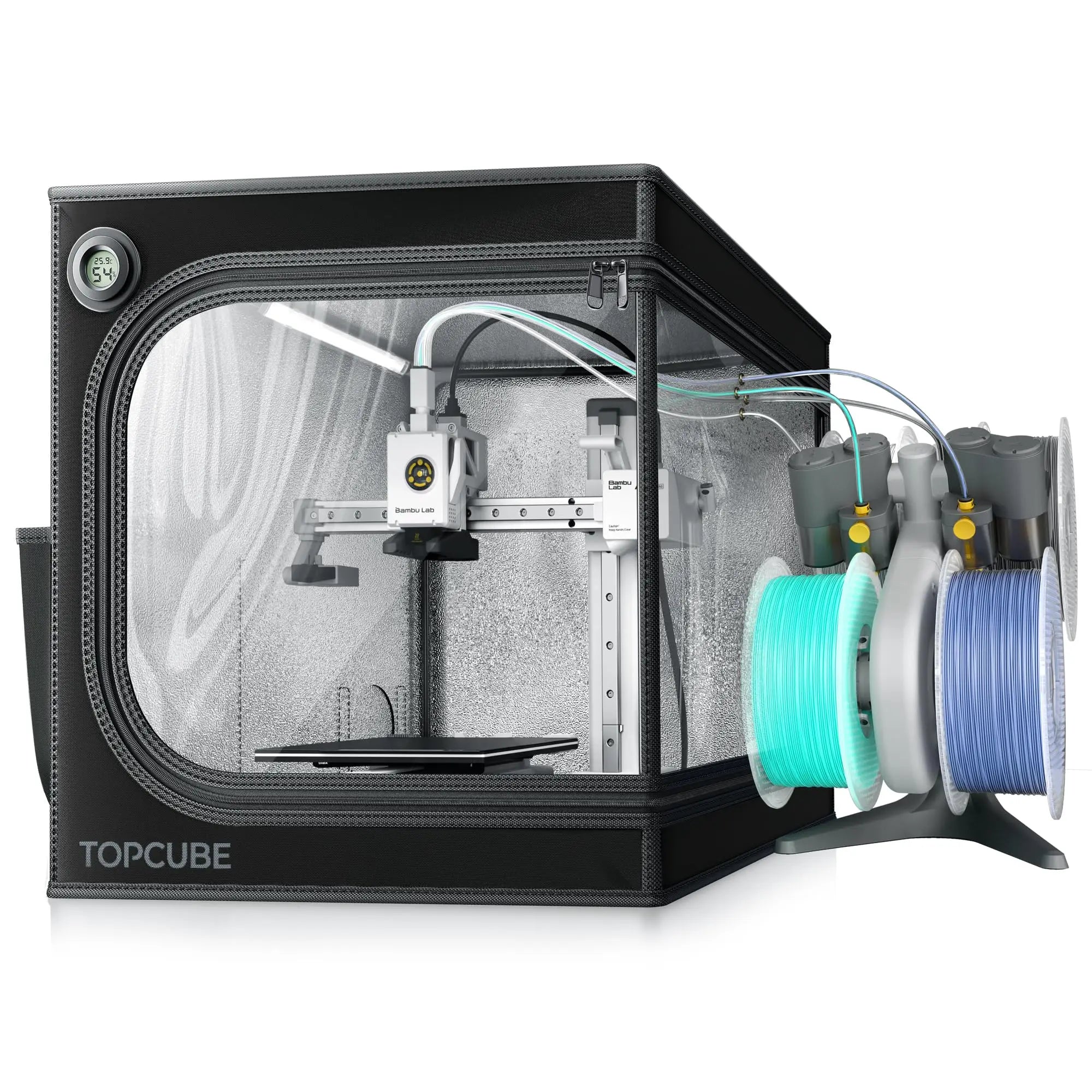 YOOPAI 3D Printer Enclosure for Bambu Lab A1 / A1 Mini – LED, Constant Temp & Fireproof