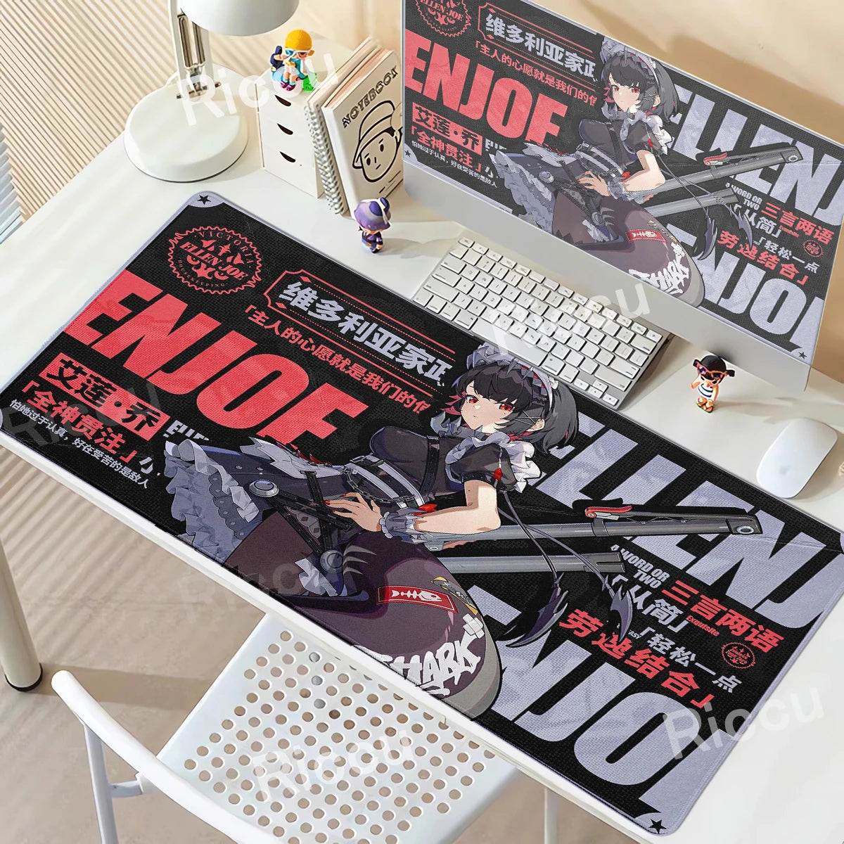 Zenless Zone Zero XXL Gaming Desk Mat – Anime Character Extended Mouse Pad (ZZZ Series)