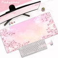 Sakura Bloom XL Desk Mat – Pink Cherry Blossom Gaming Mouse Pad (Extended Keyboard Mat)