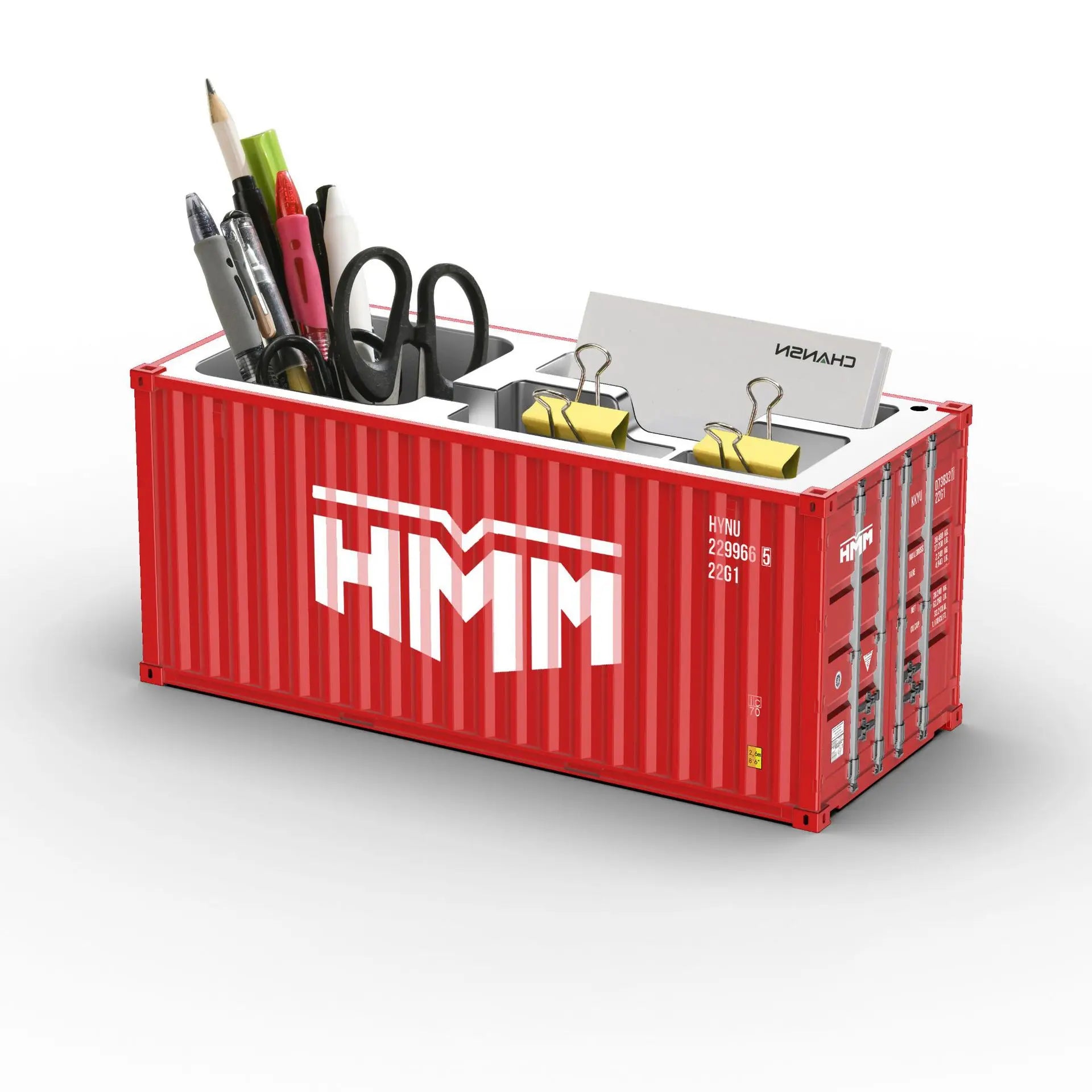 ContainerDesk Miniature Shipping Container Pen Holder – Desk Organiser & Home Decor