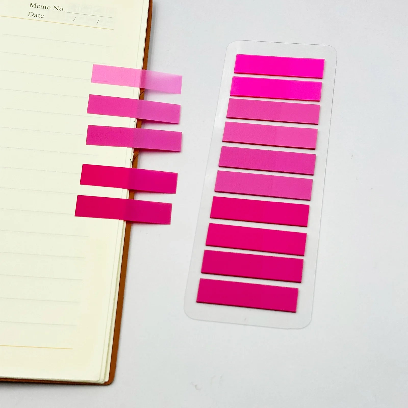 ColorTab 200-Pack Fluorescent Index Tabs & Sticky Flags – Transparent Page Markers