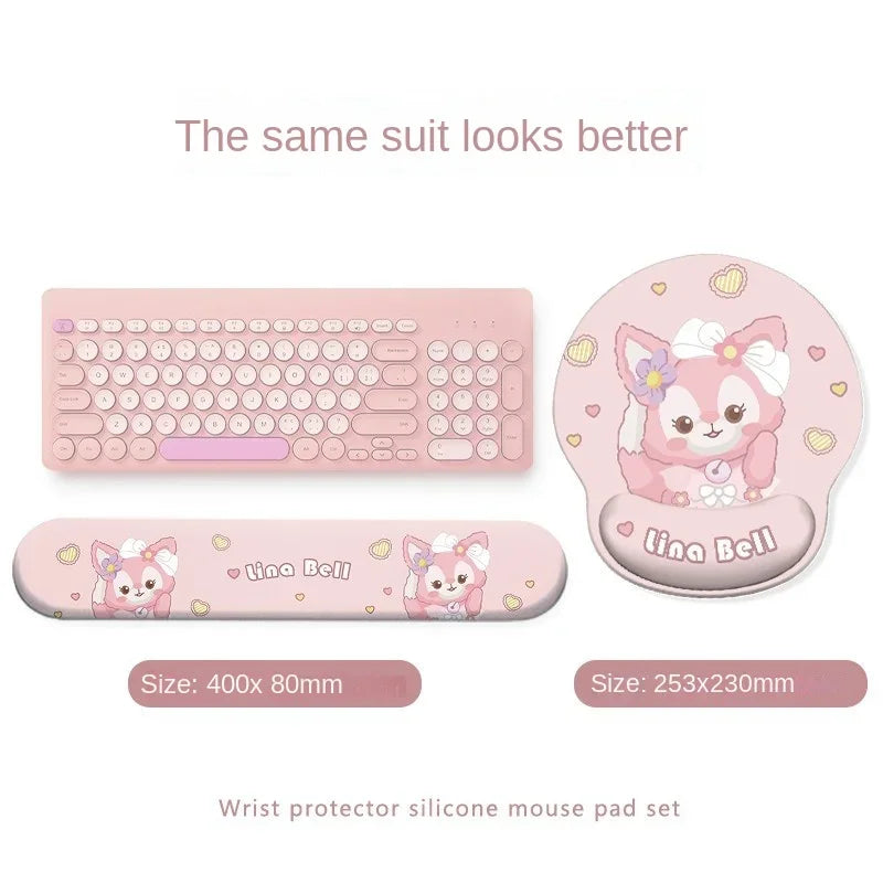 ErgoGlow Gradient Mouse Pad – Soft Wrist Support Non-Slip Silicone Desk Mat