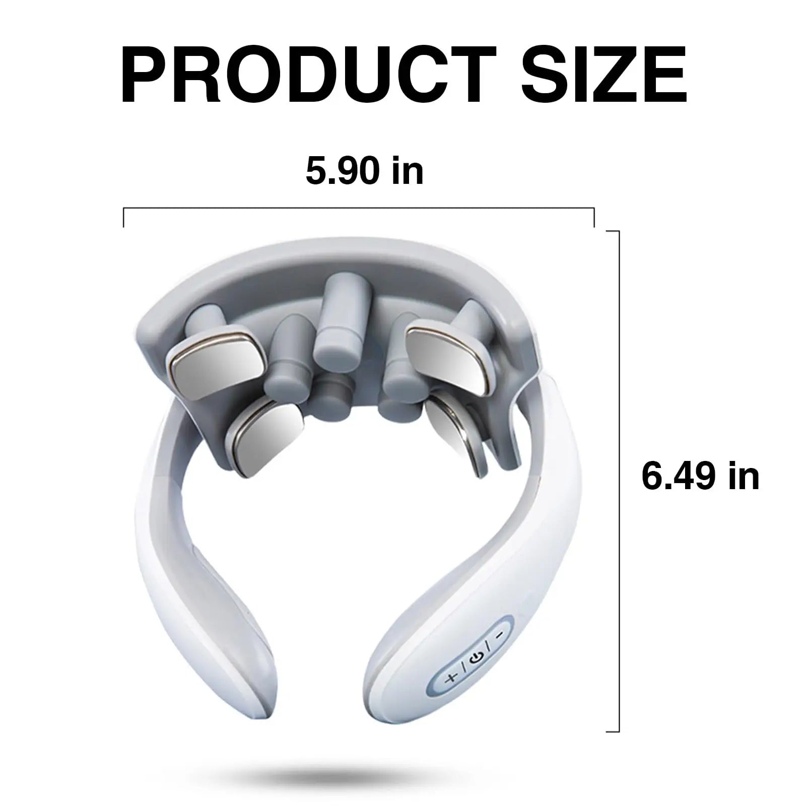 RedLight Smart Neck Massager – Portable Cervical Vibrator with Red Light Therapy