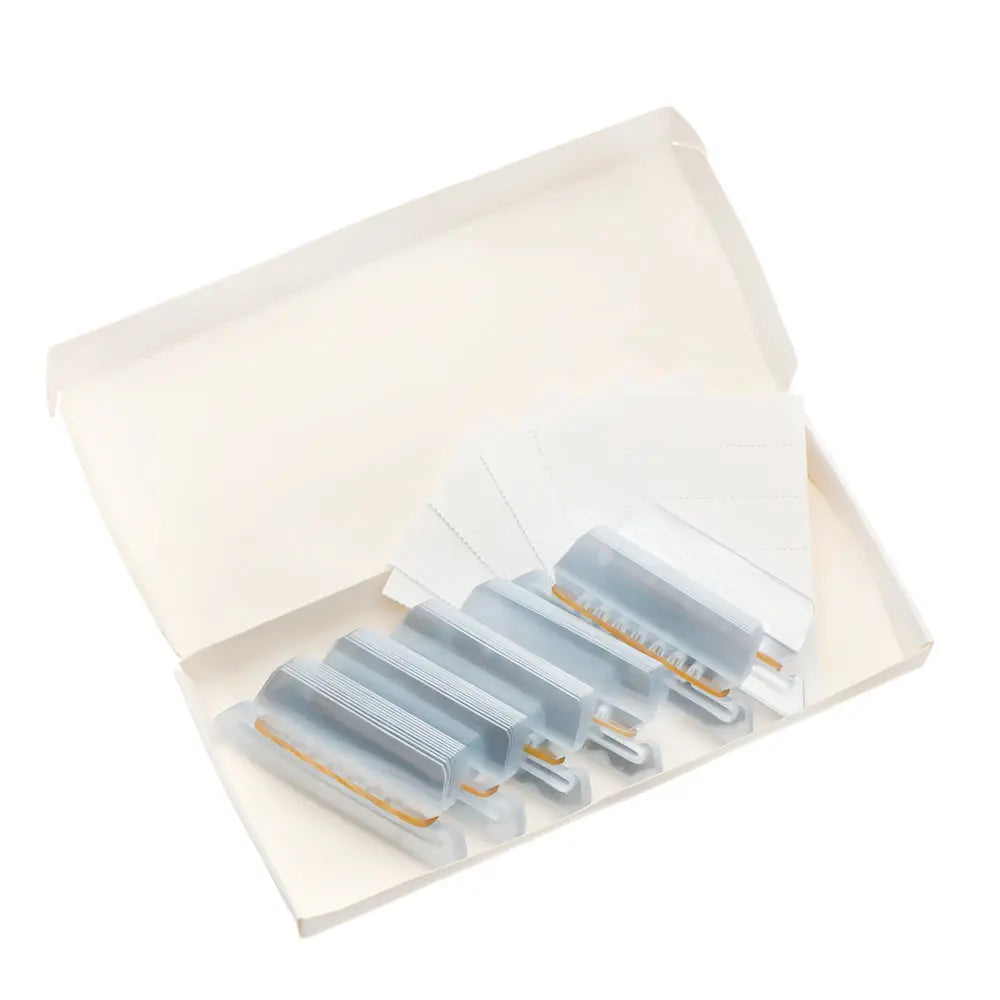 60 Pcs File Folder Tabs Hanging File Folder Tabs with Blank Inserts 2 Inches PVC Tabs for Hanging Folders Quick Identification