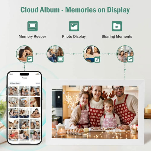15.6" Smart Family Digital Calendar – 1080P WiFi Touchscreen Display & Interactive Planner