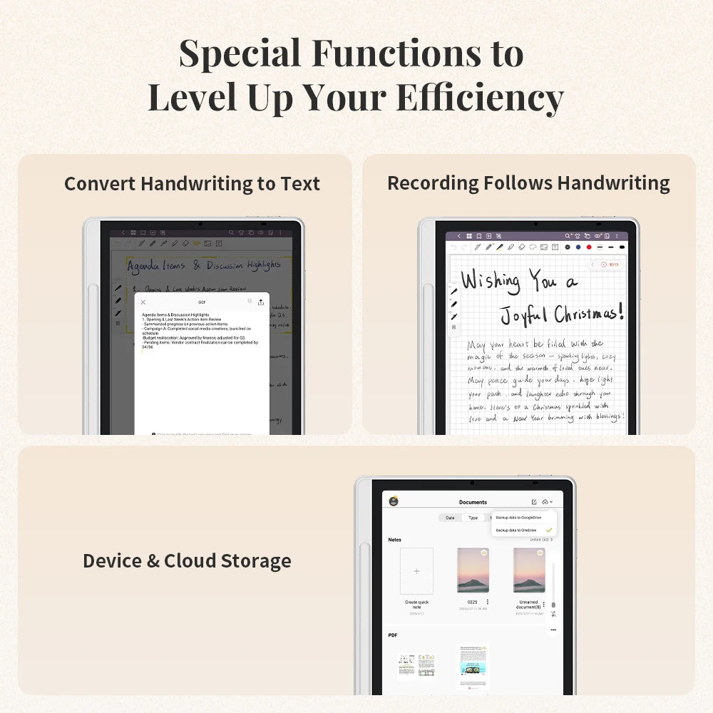 XPPen Magic Note Pad – Android 14 Graphic Tablet, E-Ink & E-Book Reader