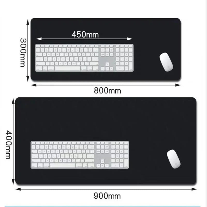 Minimalist Abstract Floral Art XL Mouse Pad – Aesthetic XXL Desk Mat | Soft Non-Slip Rubber Gaming & Office Mousepad Table Protector