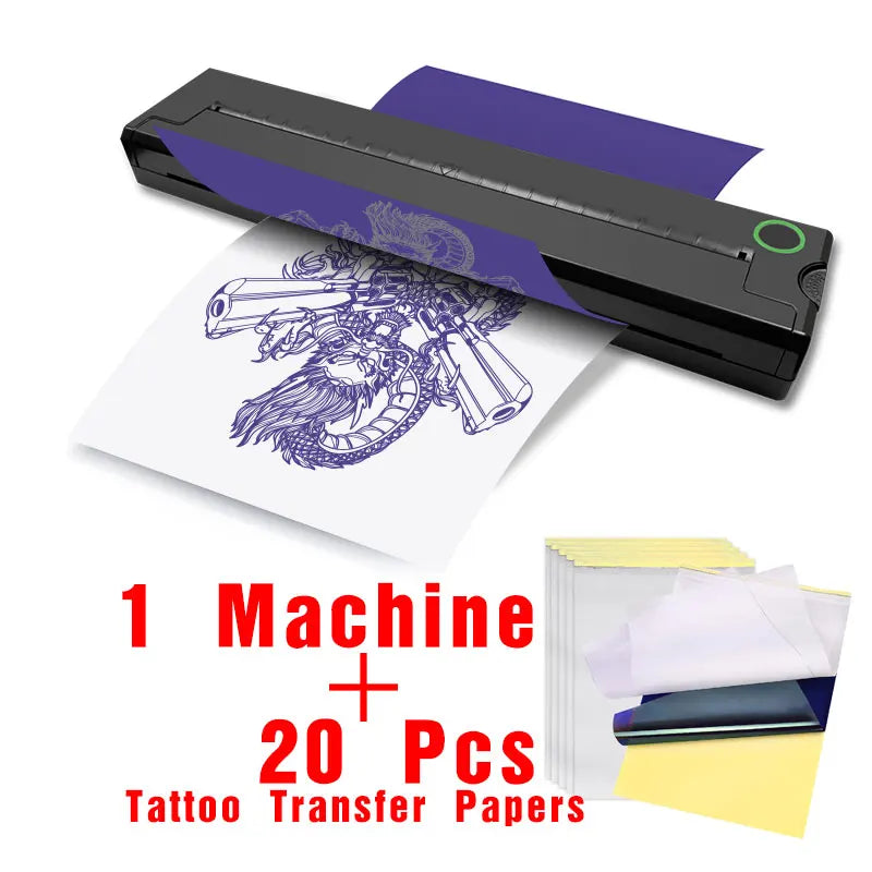 PrintAnywhere Portable A4 Bluetooth Thermal Printer – Photos, PDF, Tattoo Stencils