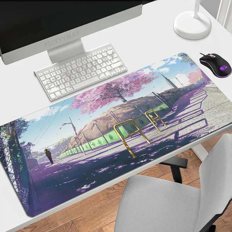 Kawaii Cloud XL Gaming Desk Mat – Cute Mouse Pad (XXL 90×40cm)