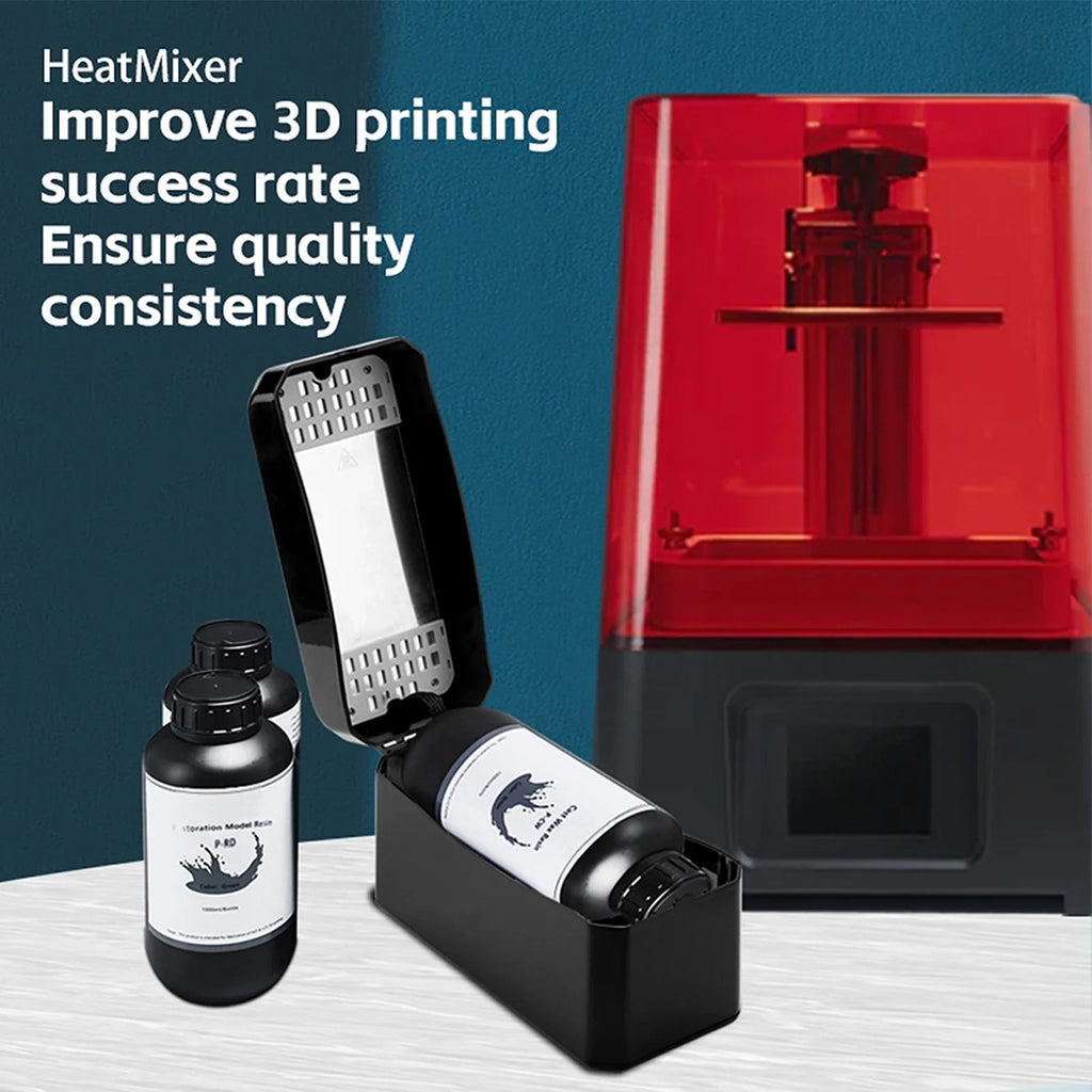 3D Resin Heater & UV Curing Mixer – 40°/50° Heating with Bidirectional Rotation