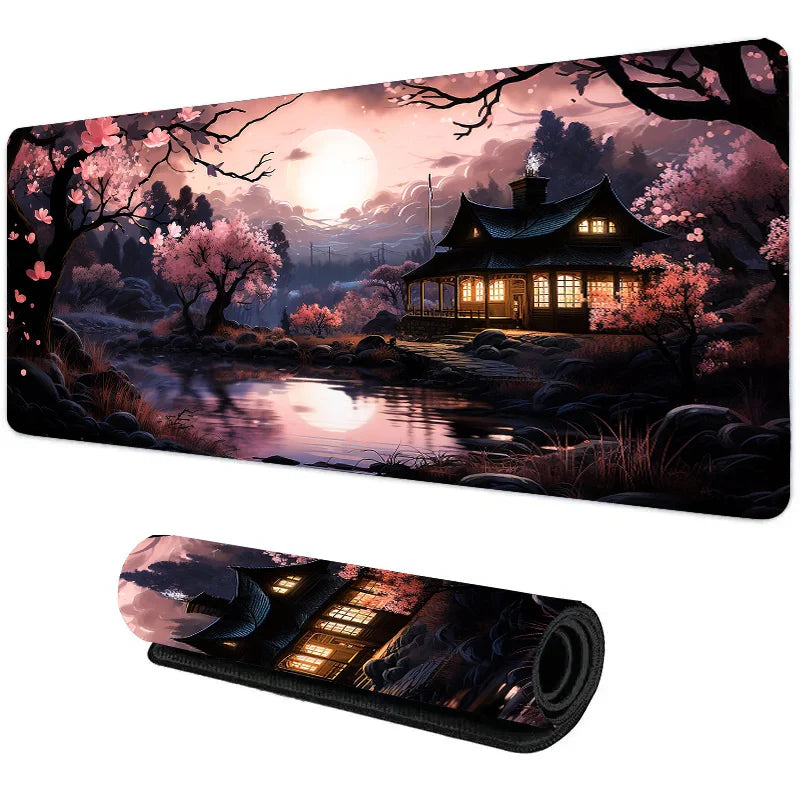 Moonlight Aura XL Desk Mat – Aesthetic Gaming Mouse Pad